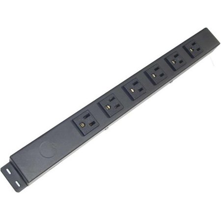 X1 X1 EPS-H01606NV1 16 in. 6 Outlets Hardwired Power Strip EPS-H01606NV1